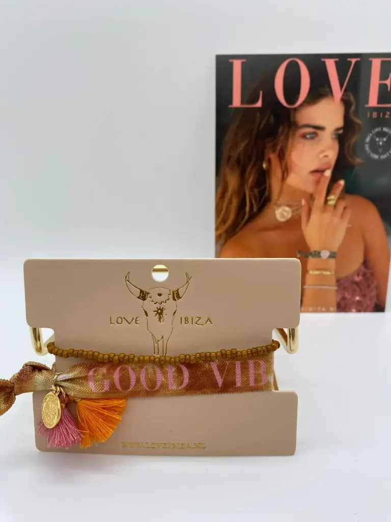 Bracelet Good vibes Orange