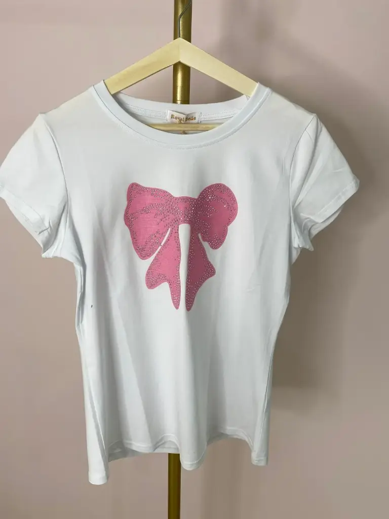 Tshirt noeud rose