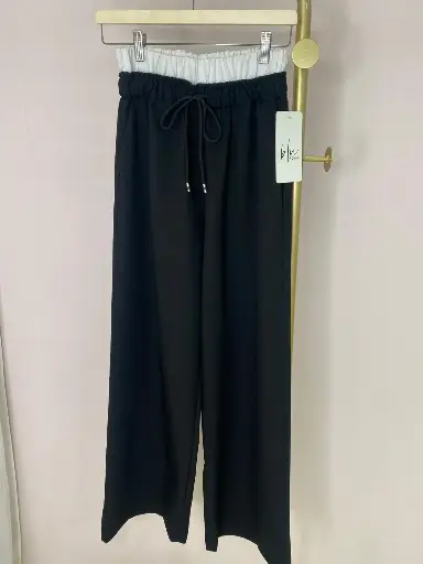 Pantalon- taille marquée